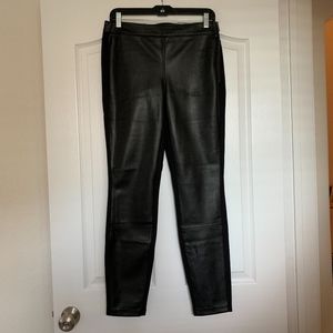 WHBM Faux Leather Pants size 6